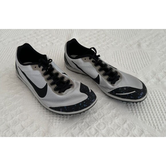 Nike Mens Zoom Rival D Track & Field White Spike Shoes Size 6.5 w/ Spikes & Tool - Picture 7 of 9
